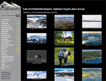 Tablet Screenshot of fjellfotografen.se